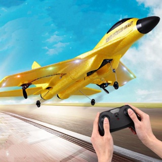 Mainan Pesawat Tempur RC Terbang/ Remote Control LED Pesawat Tempur glidier Airflane Foam.