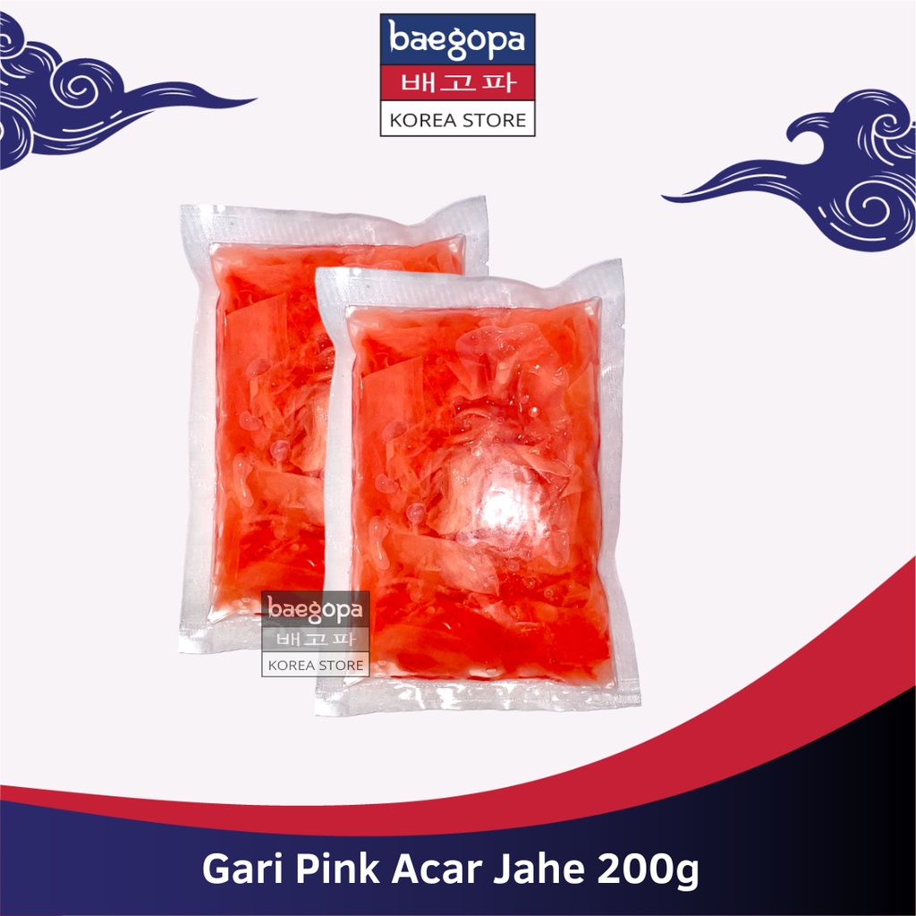 

Gary Pink Acar Jahe Pink Manis 200 g Halal │ Import Ginger Pickled for Sushi │ Acar Jahe,.