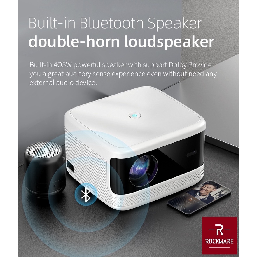 T40A ANDROID Version - Smart LED Projector FULL HD 1080P 5000 Lumens