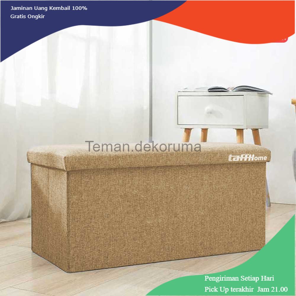 TD - PR TaffHome Sofa Kotak Penyimpanan Barang Foldable Storage Container - H031