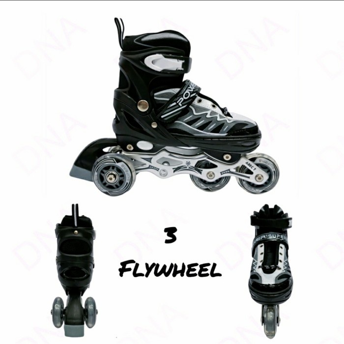 SEPATU RODA INLINE SKATE POWER LINE POWER SUPERB+RODA BAJAJ