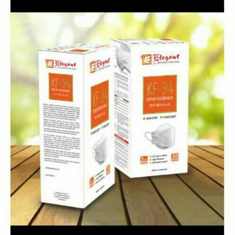 Masker KF 94 4 PLY/Masker Elegant KF-94 Korean Fashion Mask | Masker KF-94 4 Ply Earloop/Masker KF94
