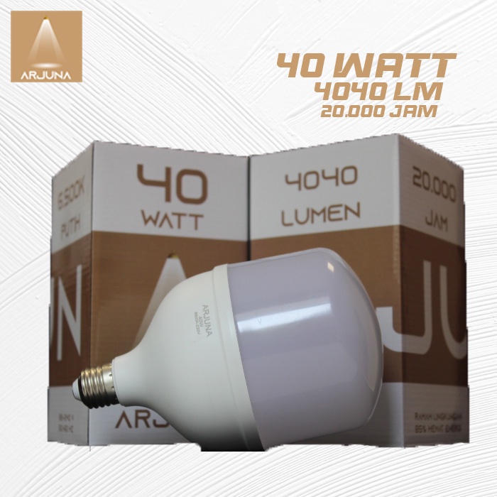 Jual LAMPU LED JUMBO ARJUNA 40 WATT PUTIH | Shopee Indonesia