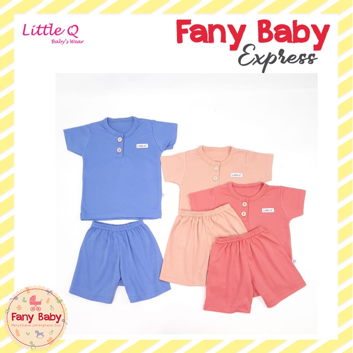 LITTLE QUEEN SETELAN KAOS OBLONG PENDEK &amp; CELANA / RANDOM