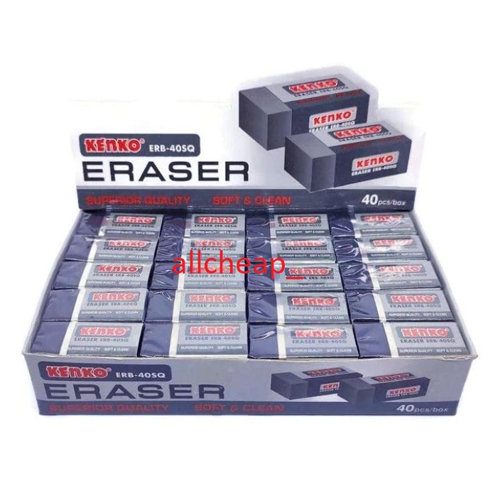 PENGHAPUS PENSIL ERASER PENCIL KECIL ERB40SQ ERW40SQ KENKO