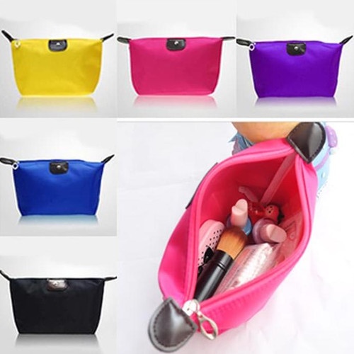 travel pouch dompet kosmetik pouch makeup multifungsi bahan pvc anti air travelling