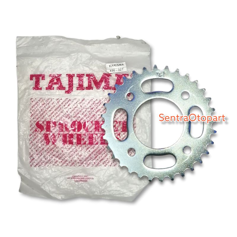 Gir gear belakang karisma supra x 125 32 420 tajima