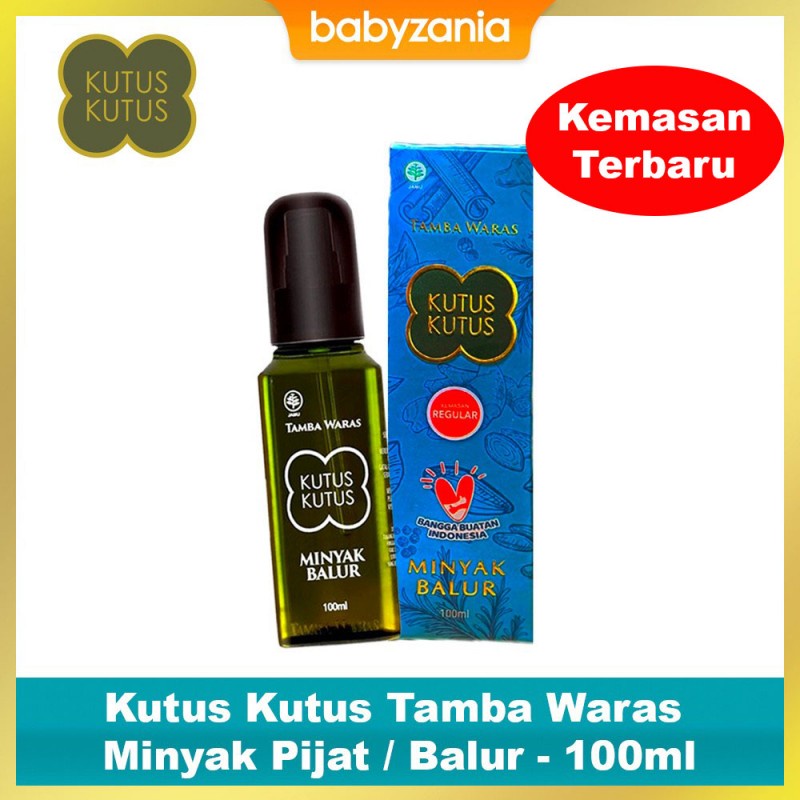 Minyak Kutus Kutus Herbal Organic Tamba Waras Minyak Pijat - 100 ml