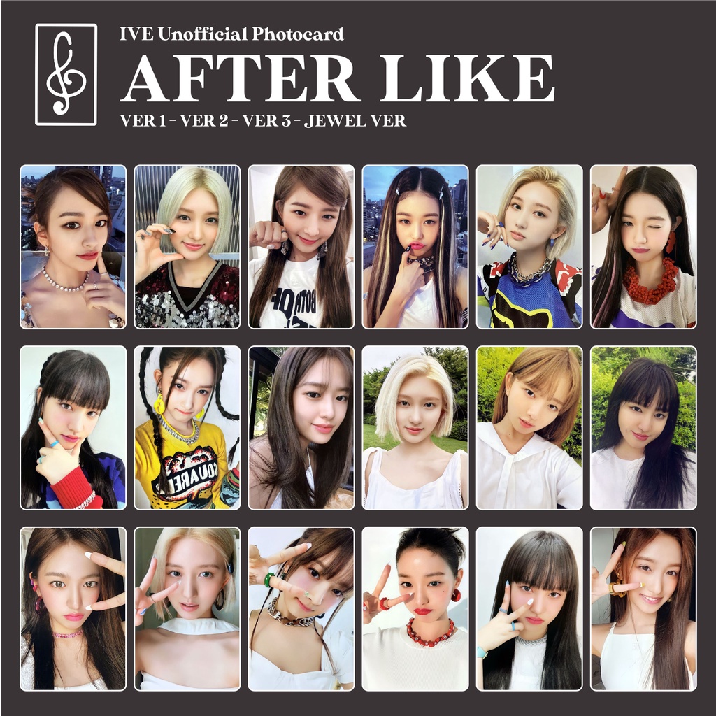 [IVE] PHOTOCARD AFTER LIKE UNOFFICIAL