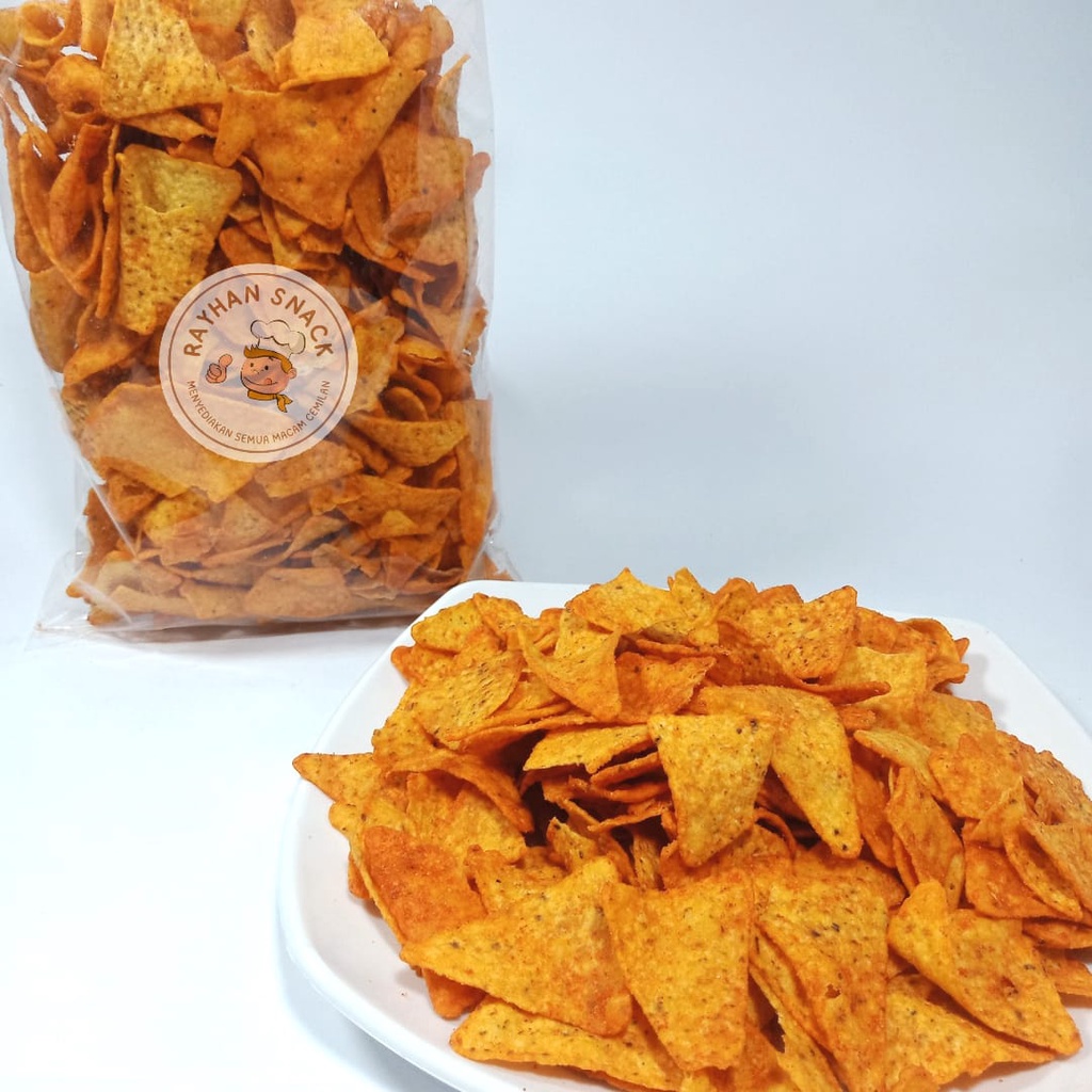 

Keripik Totilla Jagung Balado Pedas 250gr Tes Tortila Chips Kiloan