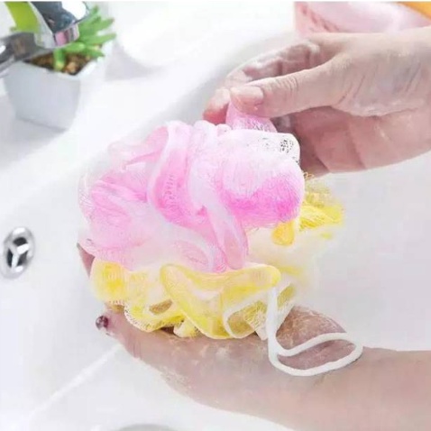 Spon Mandi Labu Pelangi 30gr Kemasan Plastik