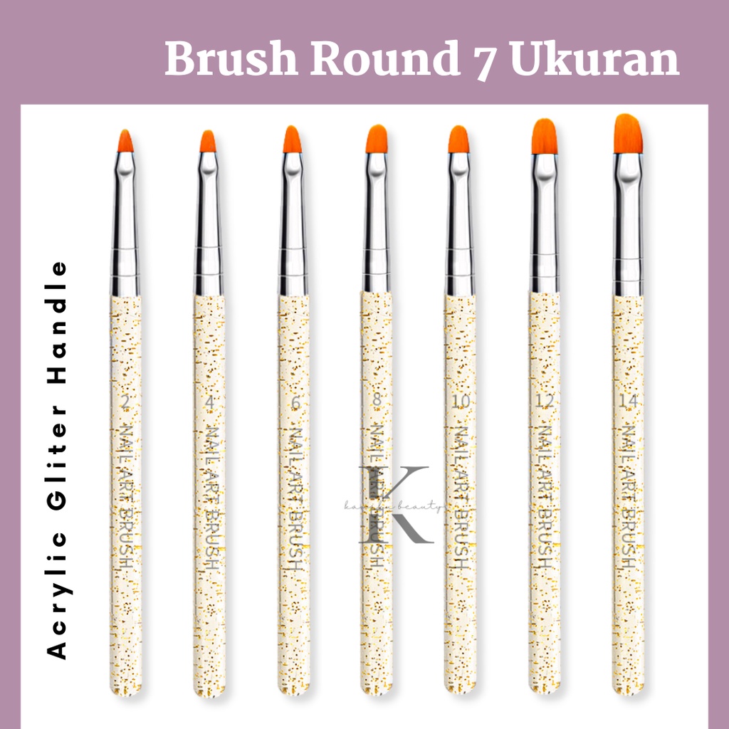 Brush Round Nail Art Set (NP-10)