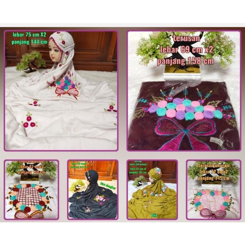 Mukena anak rayon terusan