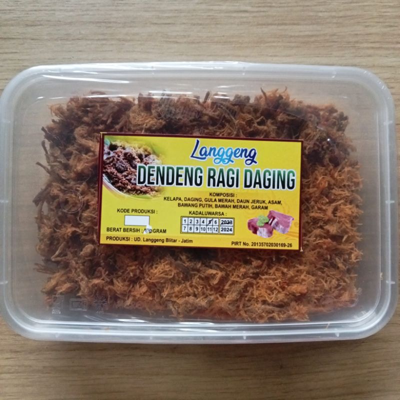 Dendeng Ragi Daging Sapi khas Blitar