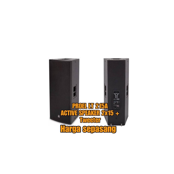 Proel Active Speaker Lt 215A - 2X15" Harga Sepasang - Packing Kayu