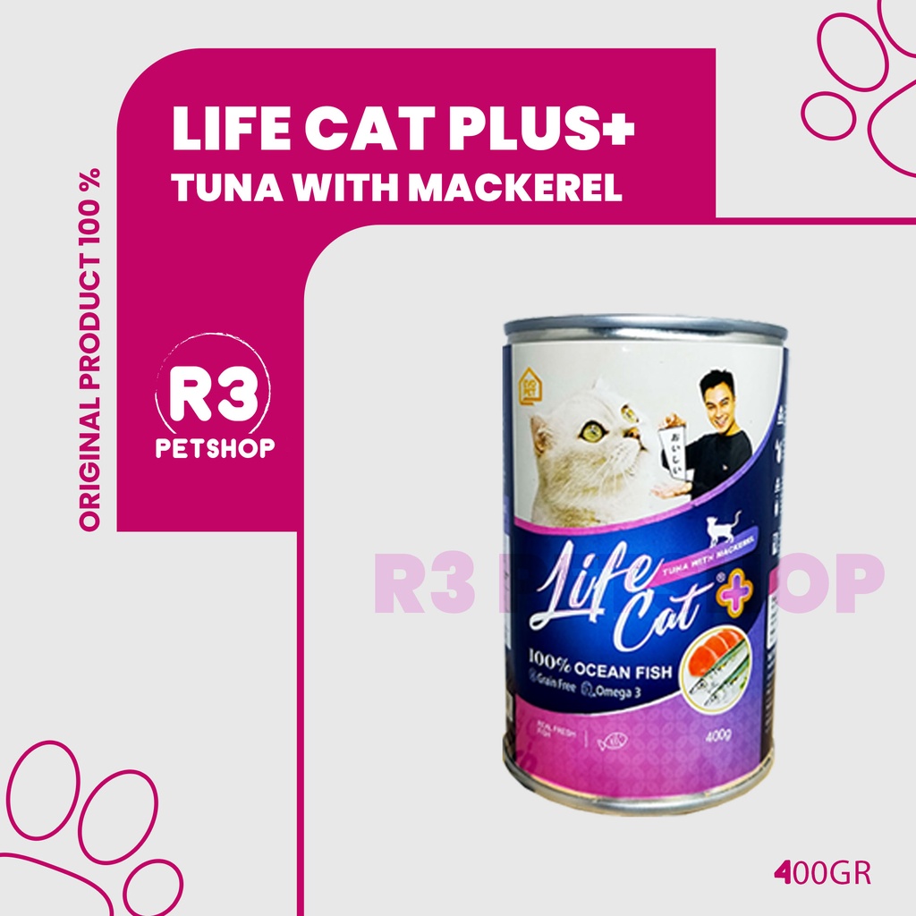 Life cat plus 400gr makanan basah kucing