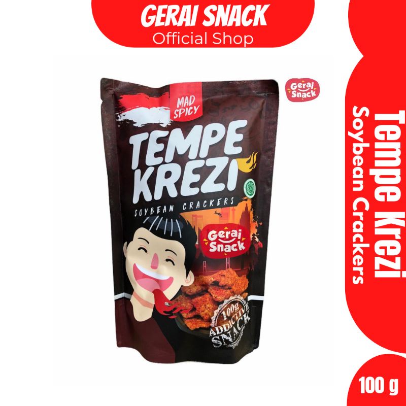 

Keripik Tempe Krezi Crispy Khas Bandung Bumbu Tebal Renyah (100gr)