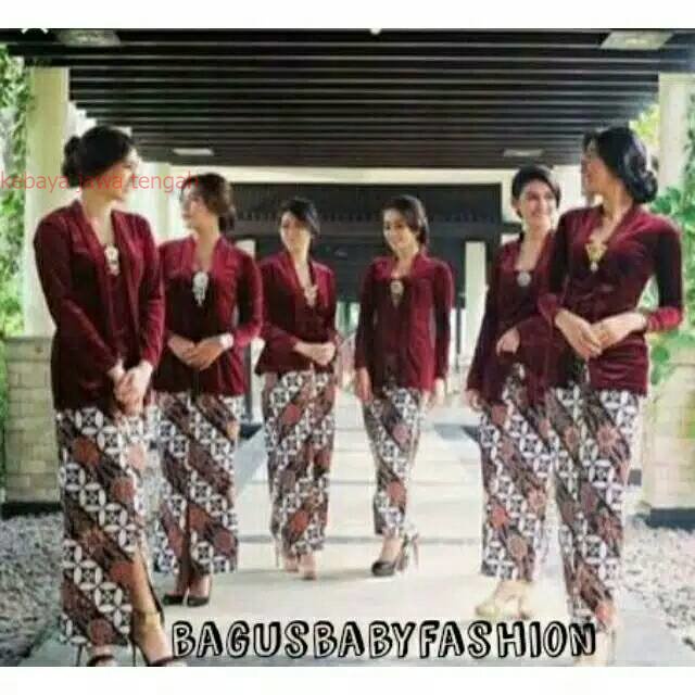 BAJU KEBAYA BLUDRU KUTU BARU WANITA DEWASA MURAH ADAT JAWA KWALITAS PREMIUM Kebaya Bludru