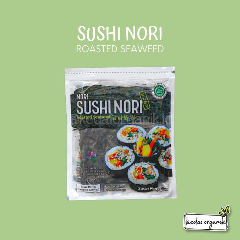 

Java Super Food Nori Sushi Roasted Seaweed 10 Lembar