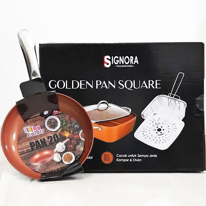 Signora Panci Golden Square Pan Signora Multifuntion / Golder Square Panci Signora