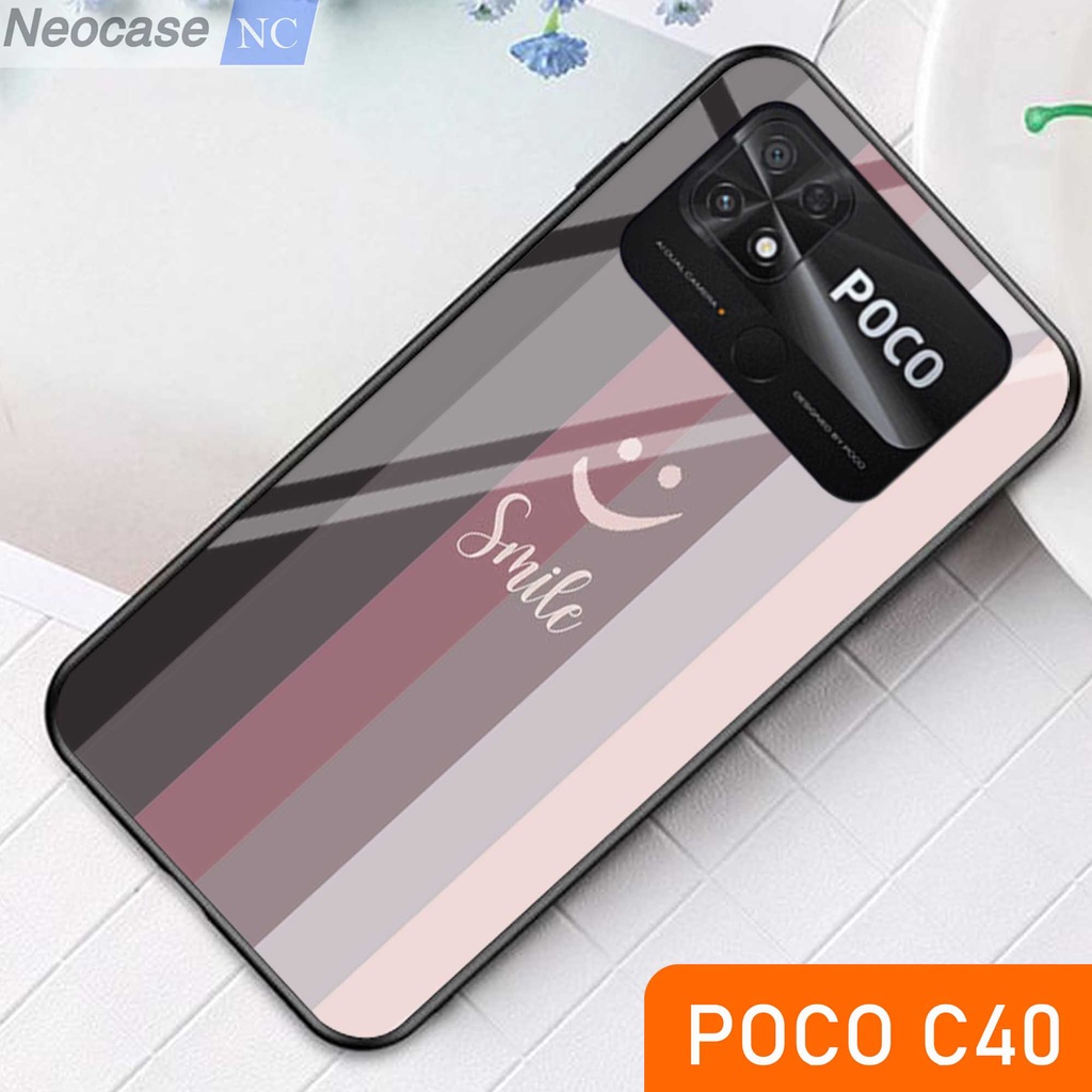 [N22] Softcase Glass Kilau Poco C40 - Casing HP Poco C40 - Case HP Poco C40