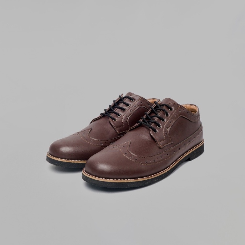 sepatu kantor pria brownlongwing