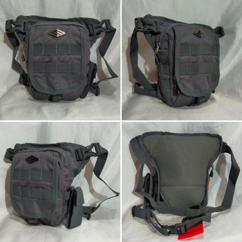 Tas paha - pinggang - selempang - hip bag - Blasted 43BL75 - 44BL13 - 44BL07 original black grey