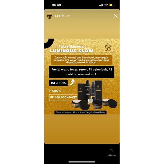 Paket Luminous Shella Saukia skincare