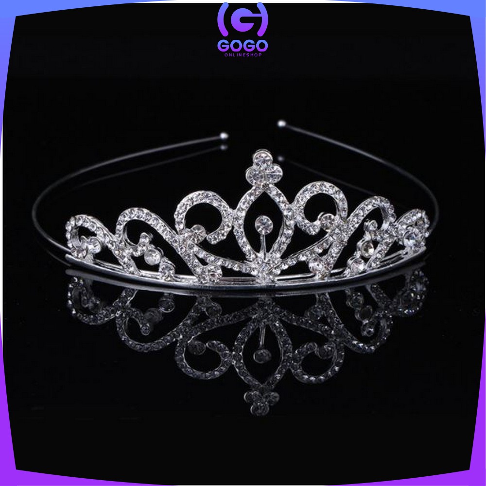 GOGO-K81 Mahkota Anak Perempuan Bando Mahkota Wanita Korea Fashion Bando Princess / Bandana Mahkota / Mahkota Ulang Tahun