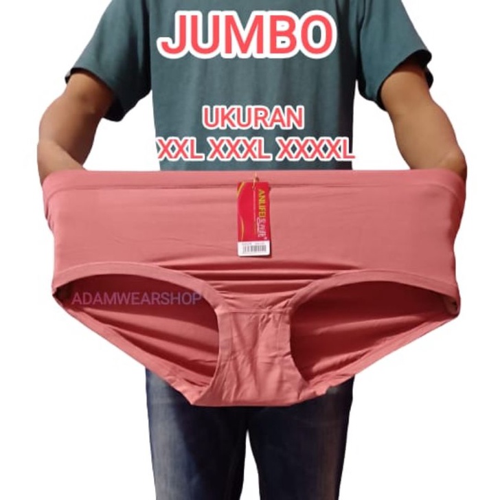 Celana Dalam Wanita Jumbo Big Size Anlifei Muat Sampai BB 100kg