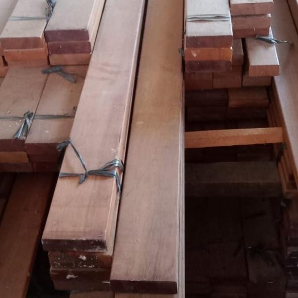 Decking kayu Ulin Kalimantan / lantai kayu ulin / kayu besi - 120 x 7 x 2
