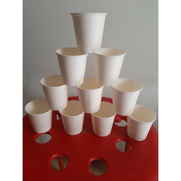 paper cup Hot gelas kertas uk 3 oz/90ml,buat jasuke dan sample dll,isi 1selot 100pcs,isi 1dust 3000pcs