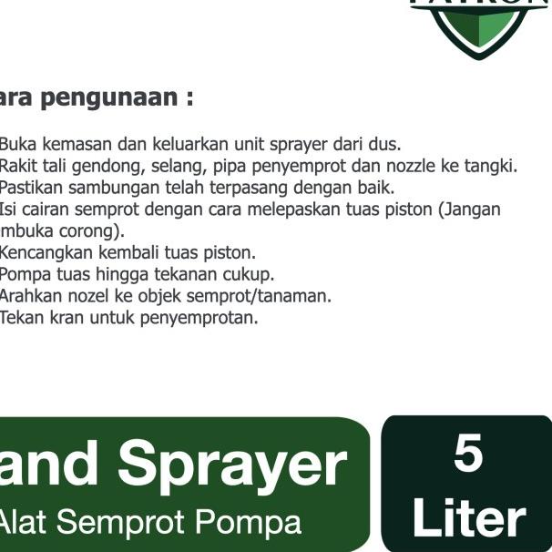 Hand Sprayer - Alat Semprotan - Semprotan Hama - - 5 Liter