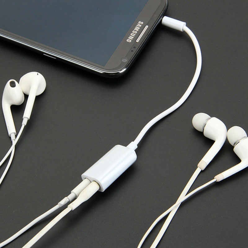 Kabel Audio Splitter 2in1 Jack 3.5mm Cable 2 in 1 Adapter