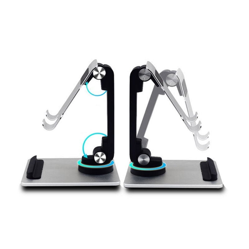 Bt Stand Holder Tablet Portable Bahan Aluminum Alloy Untuk Meja
