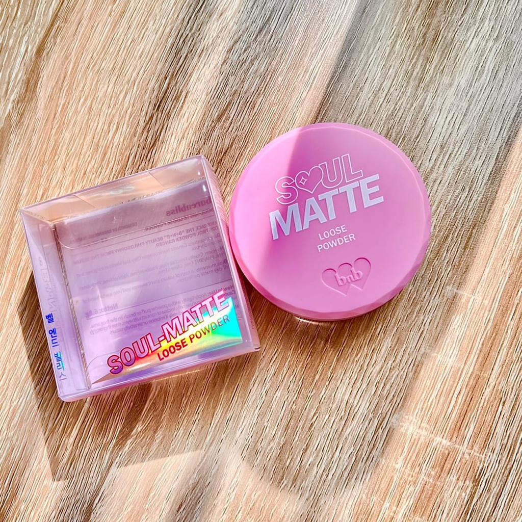 ✿ELYSABETHME✿  BNB BARENBLISS soul matte bedak tabur korea loose powder menyerap minyak di wajah