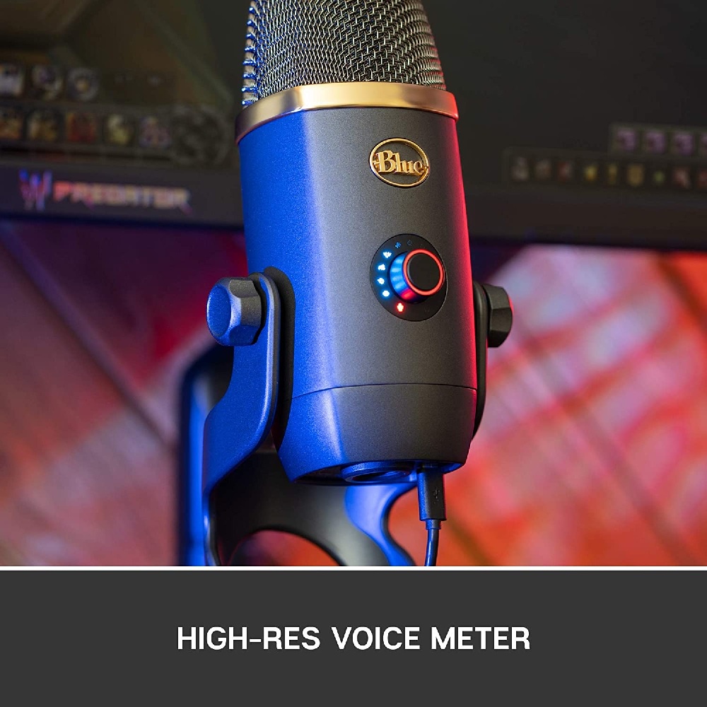 BLUE Microphones YETI X - WORLD OF WARCRAFT Edition - Professional USB Condenser Microphones - Mikrofon Condenser Terbaru Hasil Kolaborasi dengan WORLD OF WARCRAFT