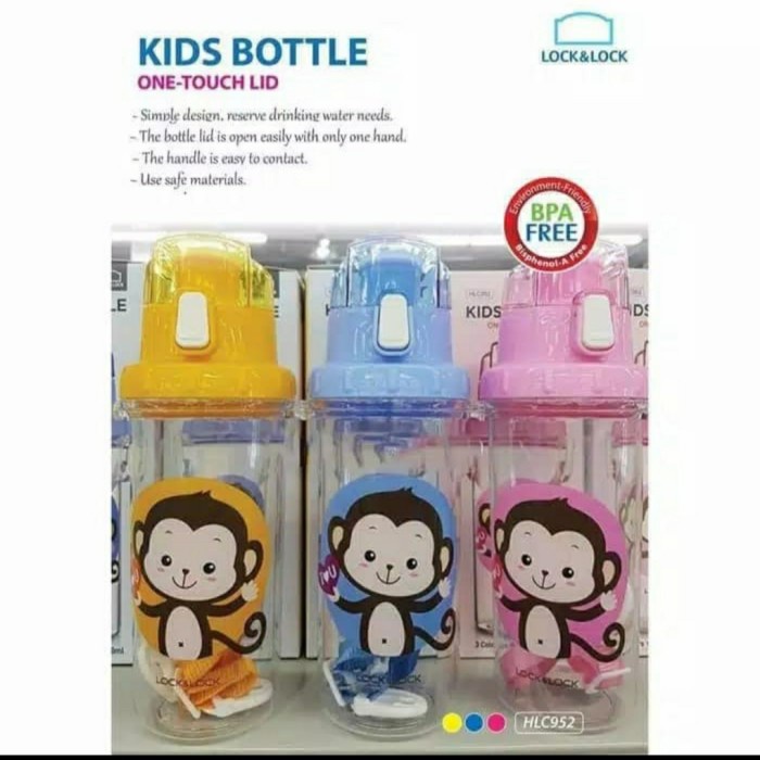 Lock and Lock Botol Minum Anak Bertali / Lock n lock Original Bottle