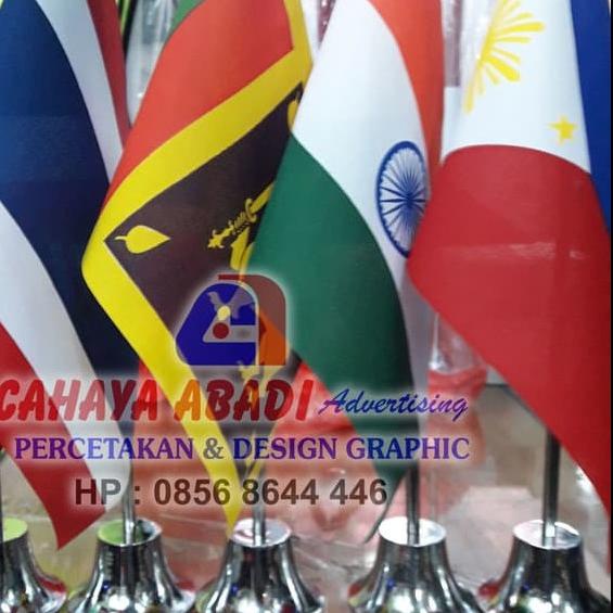 Jual Bendera Meja Negara + Tiang Stainless | Shopee Indonesia