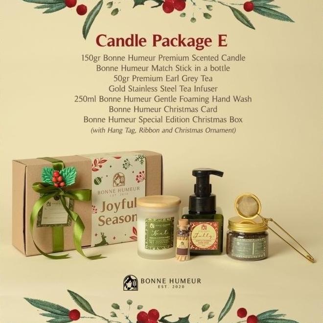 

CHRISTMAS HAMPERS CANDLE PACKAGE E KADO PARCEL GIFT SET HADIAH NATAL FDB85565DS