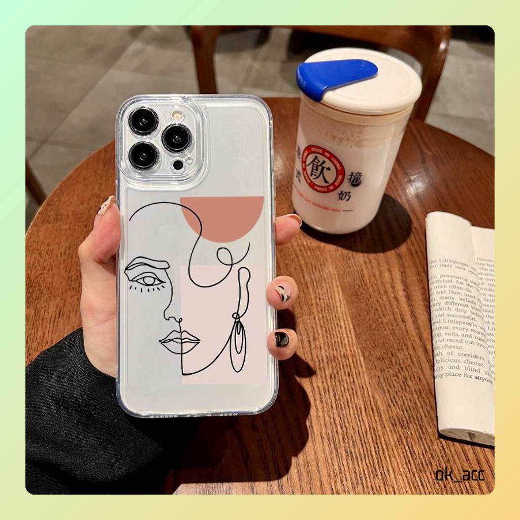 Casing Motif estetika GG25 for Samsung A02 M02 A02s M02s A03 A03s Core A04 A04e A04s A10 A10s A11 M11 A12 A13 A14 A20 A23 A30 A30s A34 M10s A20s A21s A22 A33 A50 A50s A52 A52s 5G A53 A54 J2 Prime Grand