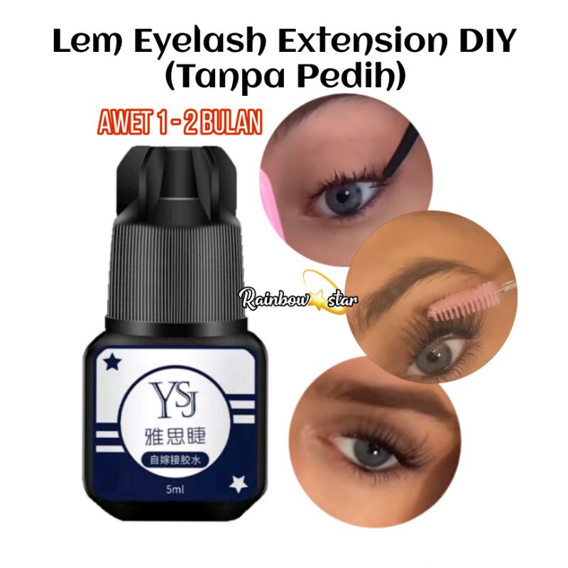 Lem Eyelash Extension Tanpa Pedih Tahan Lama / YSJ Glue Eyelash Extension DIY