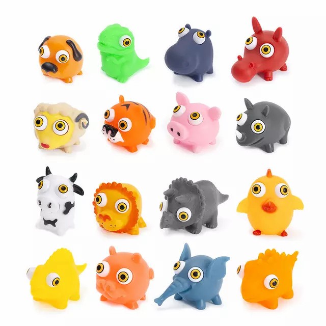 MOMBABY1 Mainan motorik sensorik anak Pop out eyes animal / Mainan pencet hewan