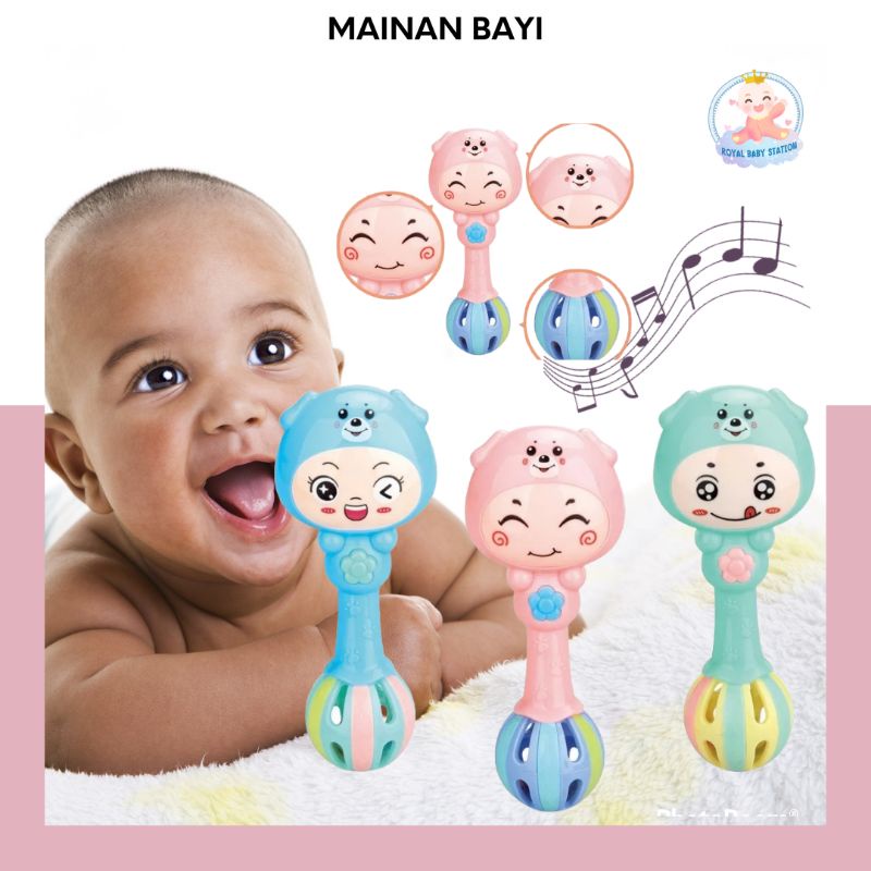 Mainan Rattle Kerincingan Bayi Model Lucu