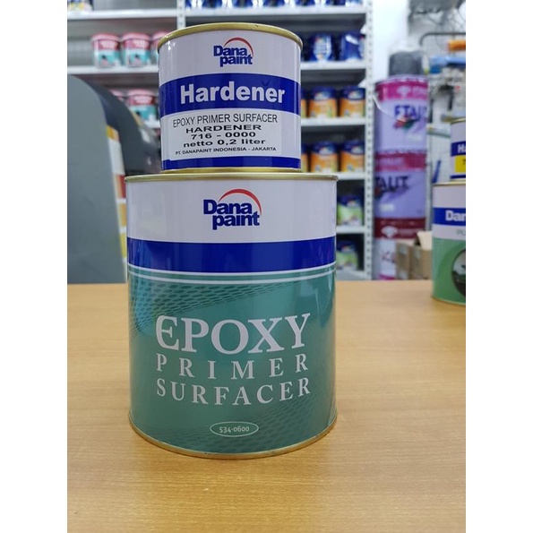 EPOXY PRIMER 2 KOMPONEN DANAPAINT (1 KG + HARDENER)
