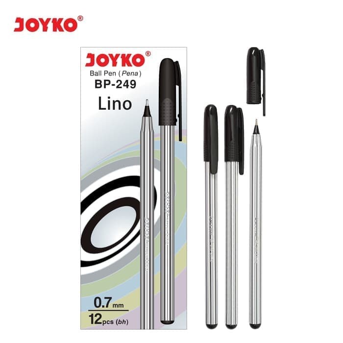 

Ball Pen / Pulpen Joyko BP-249 LINO 0.7 mm per 1 BOX 12 PCS
