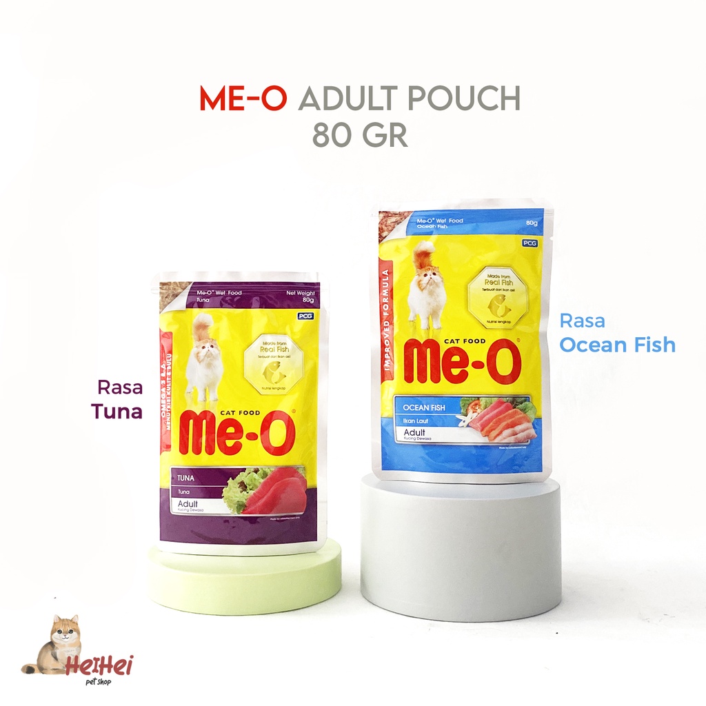 MeO Cat Pouch 80 gr - Makanan Kucing Me-O Pouch Kitten Adult Wet Food / Me O Wetfood