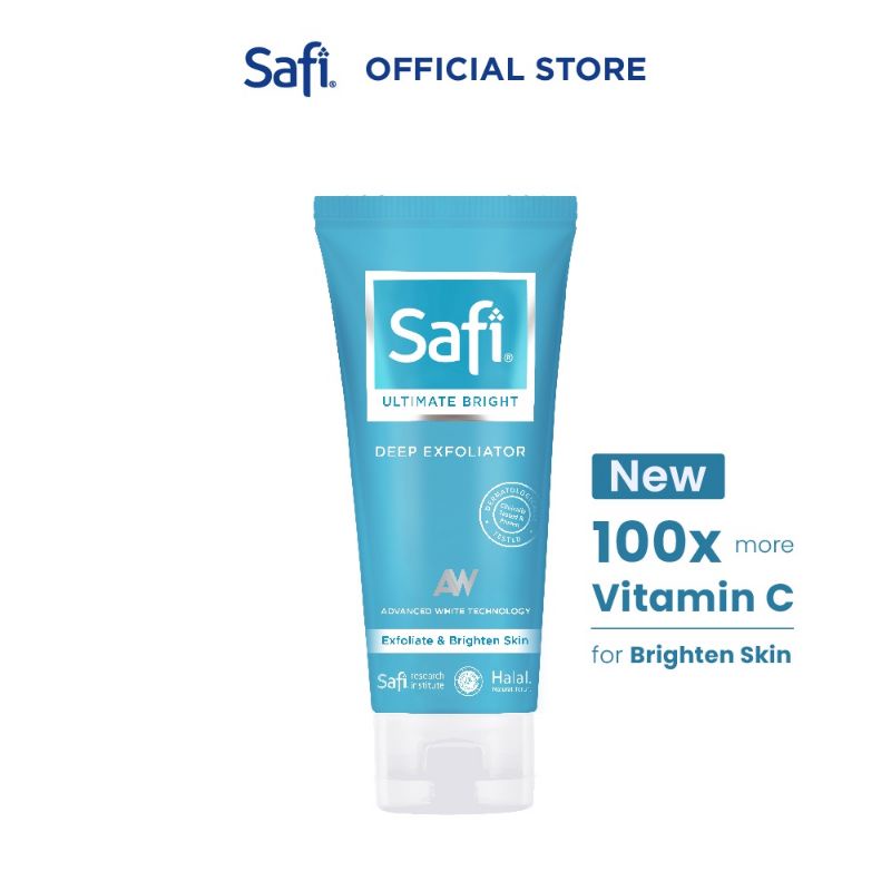 Safi Ultimate Bright Deep Exfoliator 100gr/HALAL