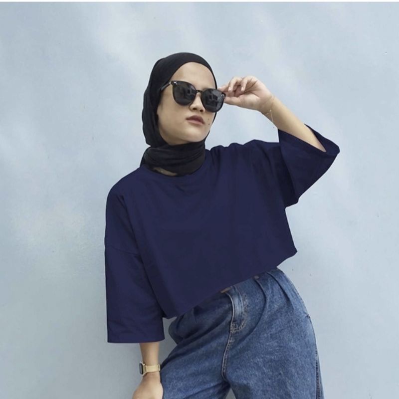 Crop Top Wanita/ Crop Top Trend/ Crop Top Cotton Coll/ Pakaiaan Wanita Crop Top/ Crop Top Oversize