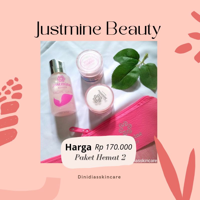 COD Paket Hemat 2 Skincare Justmine Beauty/ Justmine Beauty Skincare